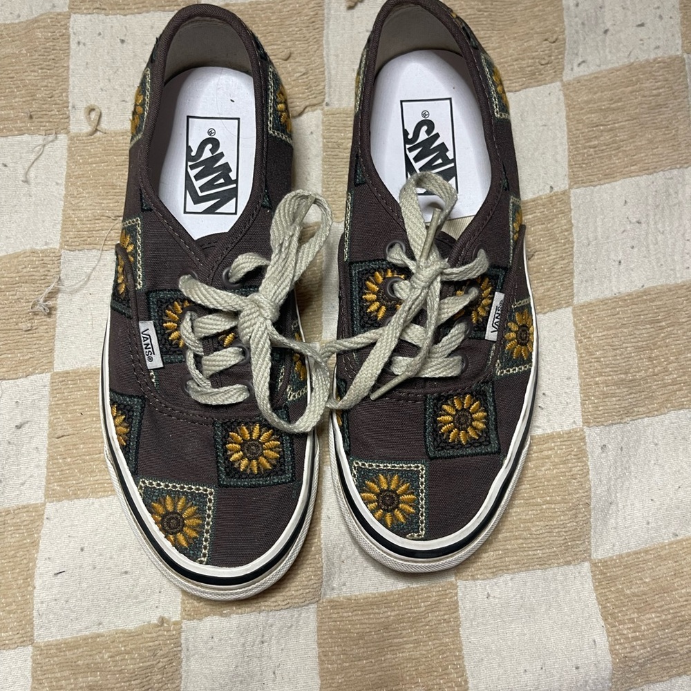 Vans Sunflower Pattern Sneakers